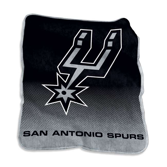 San Antonio Spurs 26 Raschel Throw Fleece Blanket