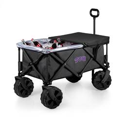 TCU Horned Frogs All-Terrain Collapsible Wagon Cooler