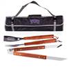 TCU Horned Frogs 3 Piece BBQ Tool Set and Tote