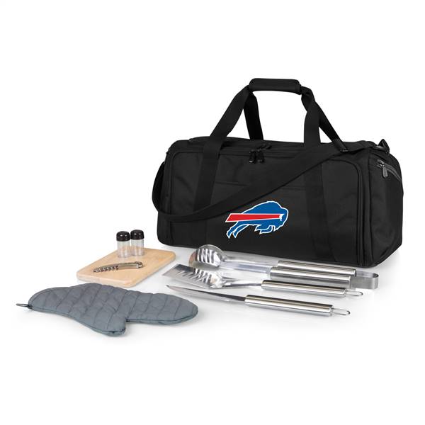 Buffalo Bills BBQ Grill Kit and Cooler Bag