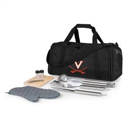 Virginia Cavaliers BBQ Grill Kit and Cooler Bag