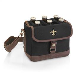 New Orleans Saints Six Pack Beer Caddy with Opener