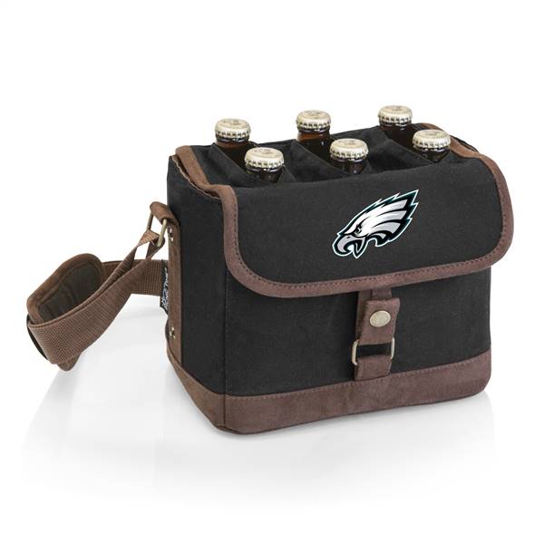 Philadelphia Eagles Six Pack Beer Caddy with Opener
