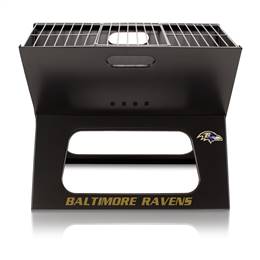 Baltimore Ravens Portable Folding Charcoal BBQ Grill