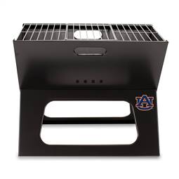 Auburn Tigers Portable Folding Charcoal BBQ Grill