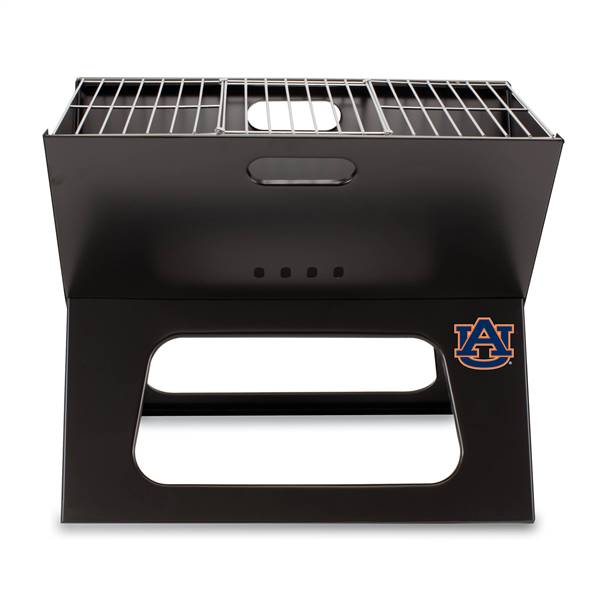 Auburn Tigers Portable Folding Charcoal BBQ Grill