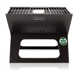 Colorado State Rams Portable Folding Charcoal BBQ Grill