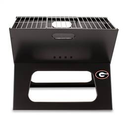 Georgia Bulldogs Portable Folding Charcoal BBQ Grill