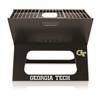 Georgia Tech Yellow Jackets Portable Folding Charcoal BBQ Grill