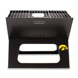 Iowa Hawkeyes Portable Folding Charcoal BBQ Grill