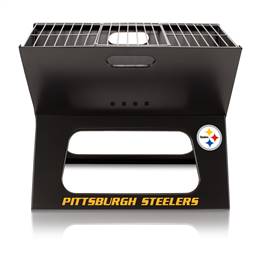 Pittsburgh Steelers Portable Folding Charcoal BBQ Grill