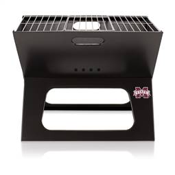 Mississippi State Bulldogs Portable Folding Charcoal BBQ Grill