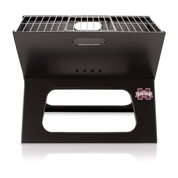 Mississippi State Bulldogs Portable Folding Charcoal BBQ Grill
