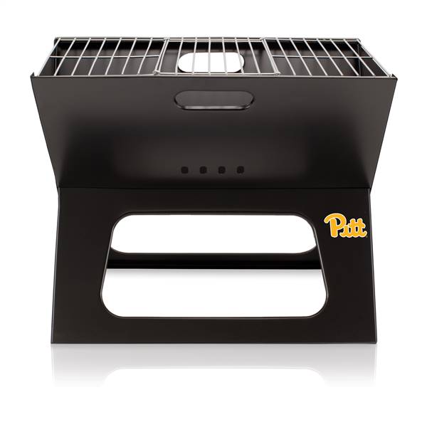 Pittsburgh Panthers Portable Folding Charcoal BBQ Grill