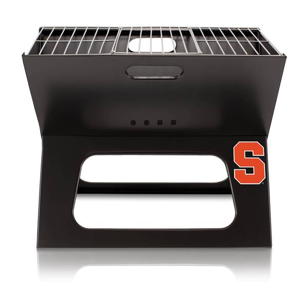 Syracuse Orange Portable Folding Charcoal BBQ Grill