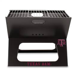 Texas A&M Aggies Portable Folding Charcoal BBQ Grill