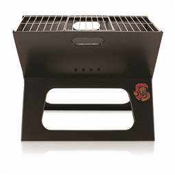 Cornell Big Red Portable Folding Charcoal BBQ Grill