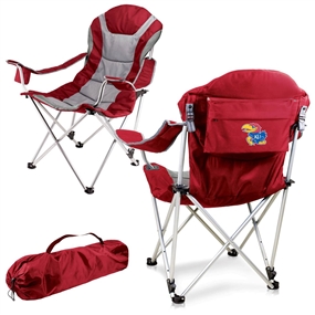 Kansas Jayhawks Reclining Camp Chair  