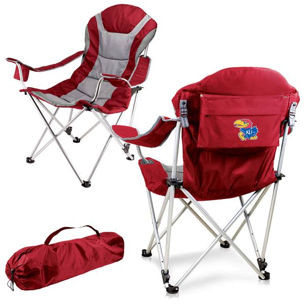 Kansas Jayhawks Reclining Camp Chair  