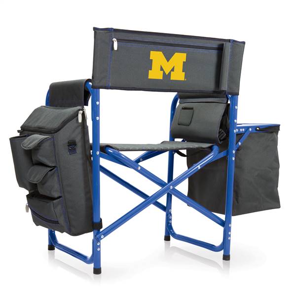 Michigan Wolverines Fusion Camping Chair with Cooler