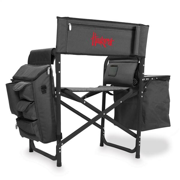 Nebraska Cornhuskers Fusion Camping Chair with Cooler