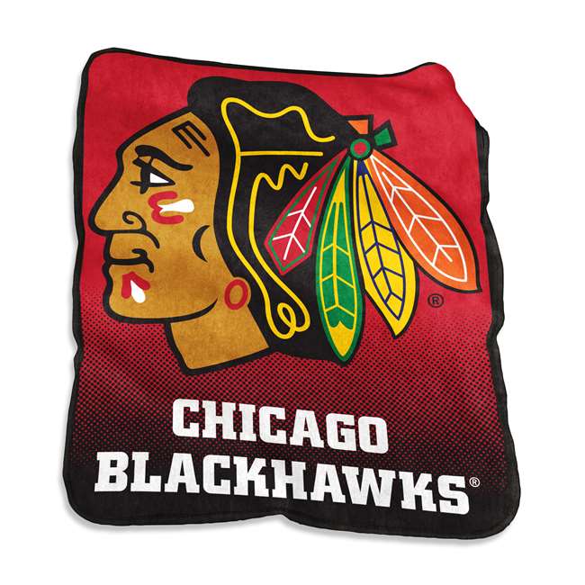 Chicago Blackhawks Raschel Throw Blanket - 50 X 60 in.