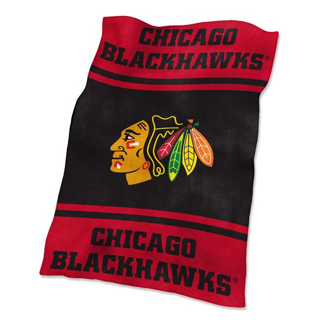 Chicago Blackhawks UltraSoft Blanket - 84 X 54 in.