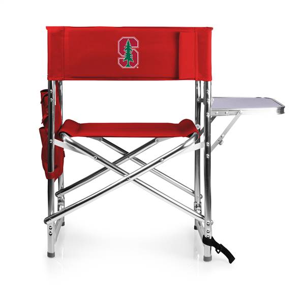 Stanford Cardinal Folding Sports Chair with Table  
