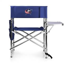 Columbus Blue Jackets Folding Sports Chair with Table