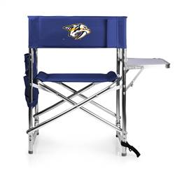 Nashville Predators Folding Sports Chair with Table