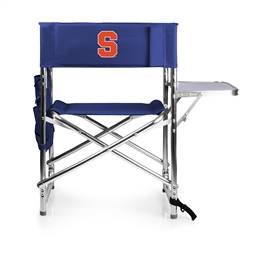 Syracuse Orange Folding Sports Chair with Table