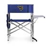 West Virginia Mountaineers Folding Sports Chair with Table