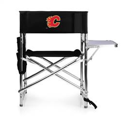 Calgary Flames Folding Sports Chair with Table