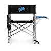 Detroit Lions Folding Sports Chair with Table  