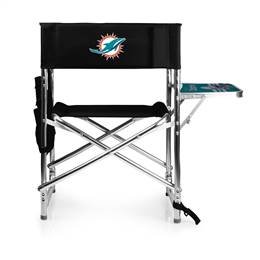 Miami Dolphins Folding Sports Chair with Table