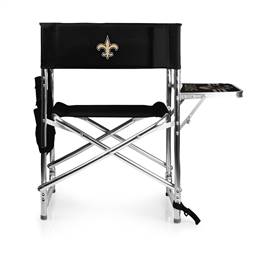 New Orleans Saints Folding Sports Chair with Table