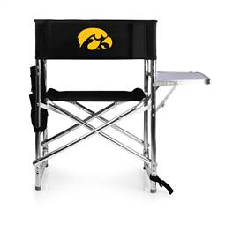 Iowa Hawkeyes Folding Sports Chair with Table