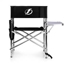 Tampa Bay Lightning Folding Sports Chair with Table