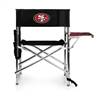 San Francisco 49ers Folding Sports Chair with Table