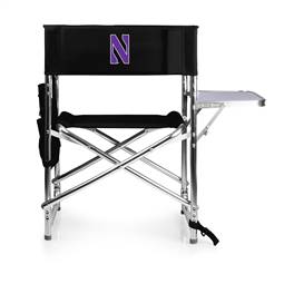 Northwestern Wildcats Folding Sports Chair with Table