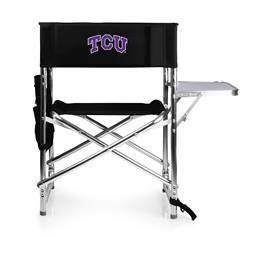 TCU Horned Frogs Folding Sports Chair with Table
