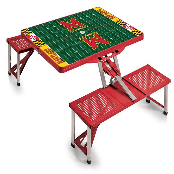 Maryland Terrapins  Portable Folding Picnic Table  