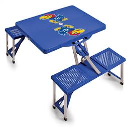 Kansas Jayhawks  Portable Folding Picnic Table