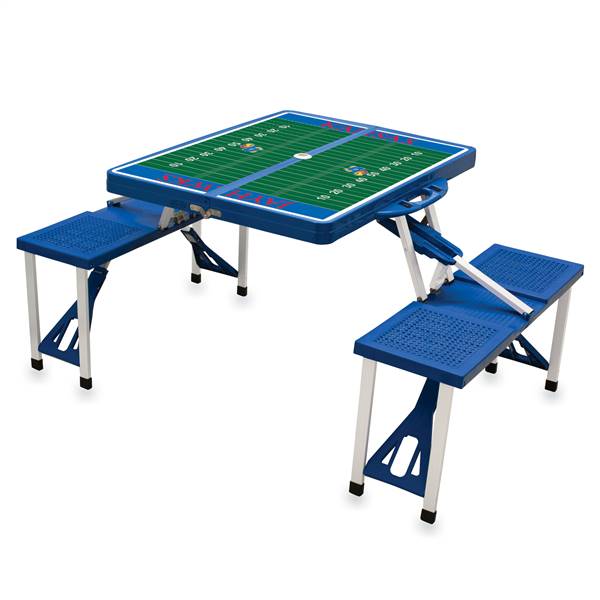 Kansas Jayhawks  Portable Folding Picnic Table