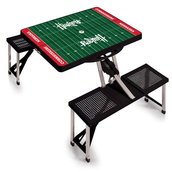 Nebraska Cornhuskers  Portable Folding Picnic Table