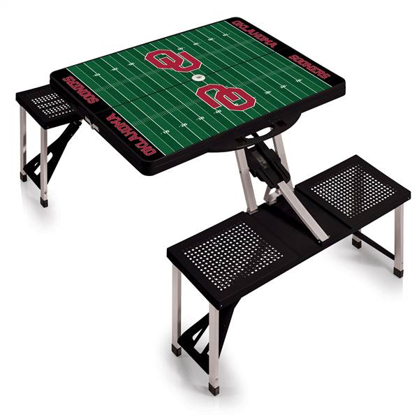 Oklahoma Sooners  Portable Folding Picnic Table