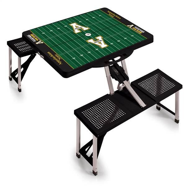 App State Mountaineers  Portable Folding Picnic Table  