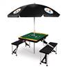 Pittsburgh Steelers Portable Folding Picnic Table with Umbrella