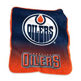 Edmonton Oilers Raschel Throw Blanket - 50 X 60 in.