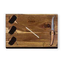 Kansas City Chiefs Cutting Board Set with Labels